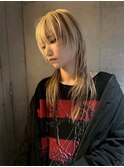 172. ミルクティーブロンド/卵型/レイヤーカット