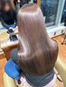 カット+水素ストレート+艶髪シルクTR(肩甲骨/バストトップ以上の長さ)