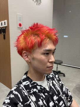 アクセスムーン 上水戸店(Access Moon) 刈り上げセンターパート/波巻きツイストスパイラル/上水戸