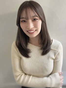 エル セルカ 高田馬場(el CERCA) グレージュカラー×ミディアムレイヤー