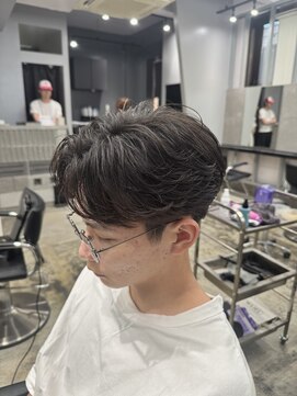 サンズ 梅田(SUNS) フェザーパーマ