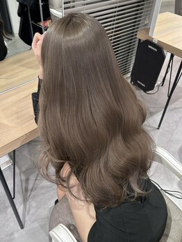 レブ 難波店(REV.)の写真/髪質改善×ハイトーンで上品に抜け感up！第一印象をグッと引き上げる技術力☆＃難波
