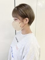 ジーニー 横浜(giinii)&nbsp;大人可愛い20代30代マッシュショート/ベージュカラー/渋谷良太