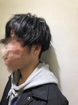 パティオンツー(PATIONN2)&nbsp;メンズマッシュベースカット×ツイストパーマスタイル【表参道】