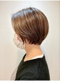 大人のショートボブスタイル【RENJISHI 宮本】