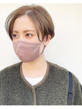 センスヘア(SENSE Hair) オリーブベージュ×ハンサムショート☆