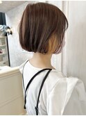 福山市美容室Caary フレンチミニボブ×インナーベージュ