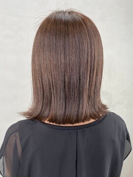 アイティーバイアルバム 下北沢店(IT by ALBUM) アッシュボブ_セシルカットココアブラウン_ba300371