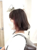 ホンネ(honne.) イヤリングカラー×ボルドー