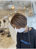ハイライト×大人ショート
