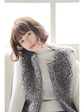 アールイーノウン 阿倍野区昭和町店(re; nown) ナチュラルボブ×大人ショートボブ×ウェーブ20代30代40代