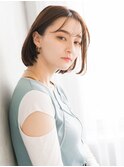 【丸みボブ×艶トリートメント】