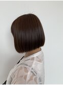【bob/丸みボブ/pink brown/髪質改善】