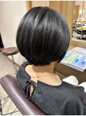 ショートボブ/小顔ボブ/ヘッドスパ