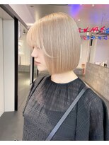 ゲーム 原宿店(GAME)&nbsp;ミルクティーベージュ/ダブルカラー/ケアブリーチ/髪質改善/原宿