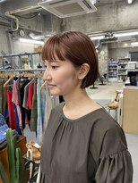 蜃気楼&nbsp;（（（蜃気楼）））ミニボブとブリーチなしカラー