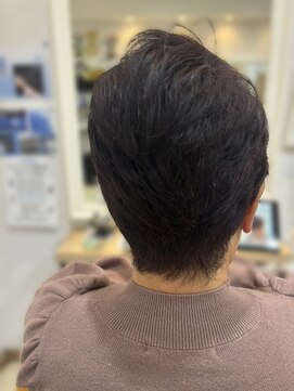 リベーヌプラス 40代50代60代 白髪染めショートレイヤー3B【リベーヌ+野入】