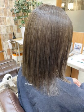 ピークアブー アヴェダ アトレ恵比寿(PEEK-A-BOO AVEDA) 透明感カラー アースカラー オリーブベージュ 大人可愛い