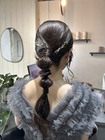 お呼ばれヘアセット