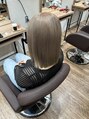 アグ ヘアー レイア ITOKU新国道店(Agu hair Leia)&nbsp;色落ちも目立ちにくいベージュ系カラー。ブリーチ1回から2回