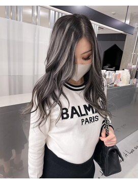 キング 梅田(K!ng) 縮毛矯正髪質改善ハイライトレイヤーカット梅田美容室エクステ