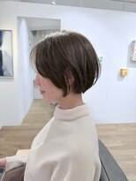 スピンヘアワークス(Spin Hair Works)&nbsp;ショートボブ_オリーブベージュ_@齋藤巧