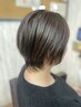 【7月限定】-時短- カット＋リタッチ＋無料トリートメント付き ￥9,800