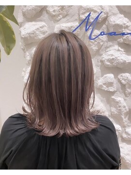 モアナ バイ ヘッドライト 三島店(Moana by HEADLIGHT) #バレイヤージュ#ミルクティー#20代30代40代