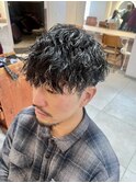 メンズパーマ ツイスパ マッシュ 横浜