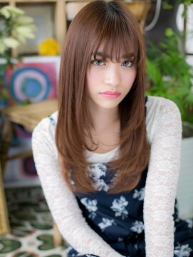 カバーヘア ブリス 志木南口駅前店(COVER HAIR bliss) 大人かわいい小顔インナーカラー透け感ロングh4志木20代30代40代