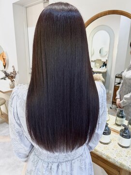 アンド ラ ブランシュ(&.La Blanche) チェリーブラウン/ホワイトグレージュ/美髪/髪質改善