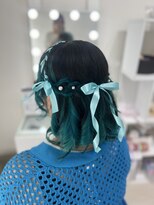 ルノンルージュ(Renon Rouge)&nbsp;編み込みハーフアップ