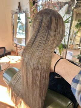 エッジ(EDGE) フルハイライト+全体カラー+前処理トリートメント