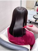 髪質改善ストレート/セミロング
