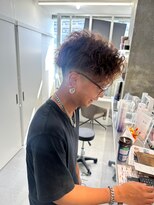 メンズサロン キング 枚方店(Men’s salon K!ng)&nbsp;ホワイトメッシュ/ツイスト/ツイスパ/パーマ/メンズ/眉毛