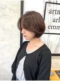 【artman 岡菜々子】ナチュラルボブ/ブラウンカラー/佐世保