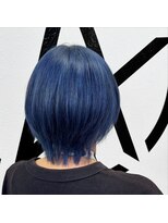 アルケム 学芸大学(AlChem)&nbsp;【Hana指名】シルバーに色落ちする青[学芸大学前/ハイトーン]