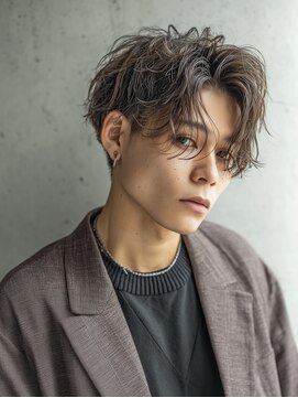 ブラン 池袋(BLANC) ハイライトローライトメッシュカラー