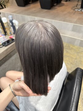 グレージュ/ダブルカラー/透明感カラー/[町田駅]