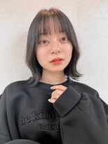 サンドイエナ 横浜店(sand yena)&nbsp;くびレイヤーボブルフネビージュ小顔ワンレンこなれミディ