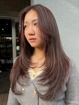 アルカナ 明治神宮前原宿(ARCANA)&nbsp;レイヤーカット　顔周りレイヤー　透明感カラー　レイヤー