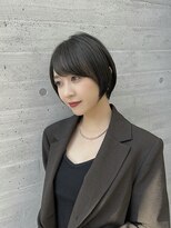 ブラン(Blanc Aoyama)&nbsp;レイヤーカット/顔まわりカット/ブリーチなし/ボブ/ショートボブ