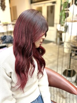 コニ(Coni) ボルドーカラー/チェリーレッド/ワインレッド/レッドピンク