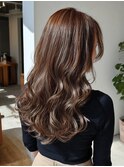 ブリーチなしダブルカラーココアグレージュ【TELA HAIR 石岡】