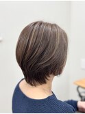 白髪ぼかし×ヴェールベージュ