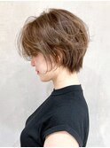 エアリーベージュショート_セシルカットココアブラウン_ba301202
