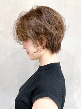 アルバム 渋谷パルコ(ALBUM) エアリーベージュショート_セシルカットココアブラウン_ba301202