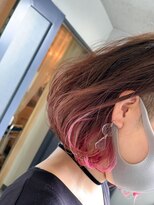 ブロンド 町田(BLONDE)&nbsp;インナーカラーピンク
