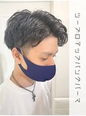 ツーブロアップバング