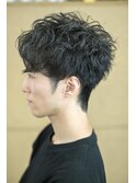 刈上げ×ニュアンスマッ シュ×パーマ20代30代40代かき上げ可